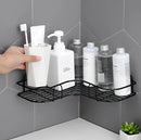 Kit com 2 Prateleiras e Adesivos de Parede para Banheiro, Cozinha, Lavanderia, Shampoo e Sabonete - Loja Nevedie