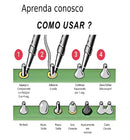 Kit de Ferro de Soldar 110V ou 220V, Soldador 40W ou 60W com Resistente a Estanho - Loja Neverdie