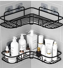 Kit com 2 Prateleiras e Adesivos de Parede para Banheiro, Cozinha, Lavanderia, Shampoo e Sabonete - Loja Nevedie