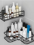 Kit com 2 Prateleiras e Adesivos de Parede para Banheiro, Cozinha, Lavanderia, Shampoo e Sabonete - Loja Nevedie