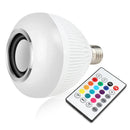 Caixa de som LED de 12W com Bluetooth e controle remoto. Caixa de som LED com Bluetooth e luzes coloridas.