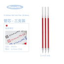 Kawaii 3 Cor Multifuncional Retrátil Caneta Gel 0.5mm Triangular Confortável Grip Pen Holder Papelaria Caneta
