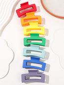 Conjunto de 7 Presilhas Grandes de Cabelo, Antiderrapantes, Quadradas e Foscas, para Mulheres e Meninas. Presilhas de Banana com Fixação Forte para Cabelos Grossos e Finos