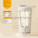 Copo misturador automático de 450ml, garrafa shaker portátil para proteína whey, recarregável via USB, alimentado por bateria, copo giratório para água.