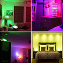 Caixa de som LED de 12W com Bluetooth e controle remoto. Caixa de som LED com Bluetooth e luzes coloridas.