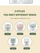 Máquina de Cozinha Multifuncional Automática com Moedor de Carne Doméstico, Misturador de Alimentos Complementares para Bebês e Alho Picado