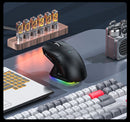 Attack Shark X11 Mouse Sem Fio Bluetooth Três Modos 2.4G PAW3311 RGB PC Base de carregamento magnético, Gaming E-sports Mouse