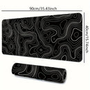 1PC Large Mouse Pads For Desk, Gaming Mouse Pad, Mouse Pad with Stitched Edges and Non-Slip Rubber Base, Extended Mouse Pad