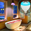 Caixa de som LED de 12W com Bluetooth e controle remoto. Caixa de som LED com Bluetooth e luzes coloridas.