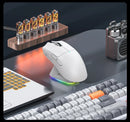 Attack Shark X11 Mouse Sem Fio Bluetooth Três Modos 2.4G PAW3311 RGB PC Base de carregamento magnético, Gaming E-sports Mouse