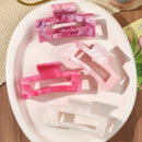 Conjunto de 7 Presilhas Grandes de Cabelo, Antiderrapantes, Quadradas e Foscas, para Mulheres e Meninas. Presilhas de Banana com Fixação Forte para Cabelos Grossos e Finos