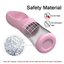 Garrafa de água portátil para cães com recipiente para comida, dispensador de água 2 em 1 para viagens, ideal para cães de pequeno e grande porte, gatos e labradores.