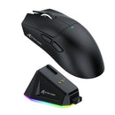 Attack Shark X11 Mouse Sem Fio Bluetooth Três Modos 2.4G PAW3311 RGB PC Base de carregamento magnético, Gaming E-sports Mouse