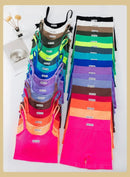 Conjunto de roupa íntima sem costura Roupa de ioga para mulheres Camiseta regata Calças de ioga Letras em inglês Sem costura Casual Cobertura