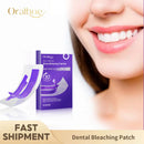 Fitas clareadoras roxas para dentes: clareiam os dentes, removem placa bacteriana, manchas, promovem higiene bucal, reduzem a sensibilidade e são ideais para clareamento dental.
