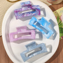 Conjunto de 7 Presilhas Grandes de Cabelo, Antiderrapantes, Quadradas e Foscas, para Mulheres e Meninas. Presilhas de Banana com Fixação Forte para Cabelos Grossos e Finos