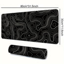 1PC Large Mouse Pads For Desk, Gaming Mouse Pad, Mouse Pad with Stitched Edges and Non-Slip Rubber Base, Extended Mouse Pad