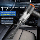 Aspirador de pó sem fio, potente, com dupla função de sucção e sopro, ideal para remoção de poeira em carros e residências.