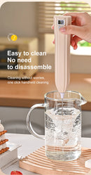 Batedeira elétrica sem fio Mini batedeira para café Portátil Carregamento USB Bate automaticamente claras de ovo Creme Cozimento caseiro