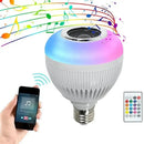 Caixa de som LED de 12W com Bluetooth e controle remoto. Caixa de som LED com Bluetooth e luzes coloridas.