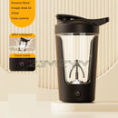 Copo misturador automático de 450ml, garrafa shaker portátil para proteína whey, recarregável via USB, alimentado por bateria, copo giratório para água.