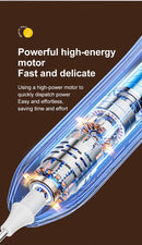 Batedeira elétrica sem fio Mini batedeira para café Portátil Carregamento USB Bate automaticamente claras de ovo Creme Cozimento caseiro