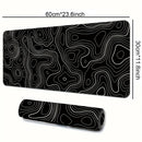 1PC Large Mouse Pads For Desk, Gaming Mouse Pad, Mouse Pad with Stitched Edges and Non-Slip Rubber Base, Extended Mouse Pad