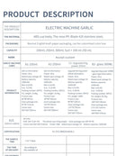 Máquina de Cozinha Multifuncional Automática com Moedor de Carne Doméstico, Misturador de Alimentos Complementares para Bebês e Alho Picado