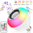 Caixa de som LED de 12W com Bluetooth e controle remoto. Caixa de som LED com Bluetooth e luzes coloridas.