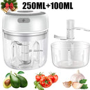 Máquina de Cozinha Multifuncional Automática com Moedor de Carne Doméstico, Misturador de Alimentos Complementares para Bebês e Alho Picado