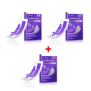 Fitas clareadoras roxas para dentes: clareiam os dentes, removem placa bacteriana, manchas, promovem higiene bucal, reduzem a sensibilidade e são ideais para clareamento dental.