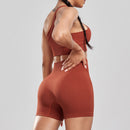 Novos conjuntos de shorts femininos para fitness 2024 Conjuntos de shorts justos e elásticos de cintura alta Conjuntos de shorts sensuais para correr ao ar livre Moda casual  Top feminino