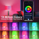 Caixa de som LED de 12W com Bluetooth e controle remoto. Caixa de som LED com Bluetooth e luzes coloridas.